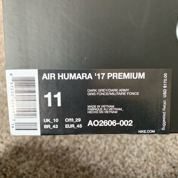 Brand New Mens Nike Air Humara ‘17 Premium - Picture 3 of 8
